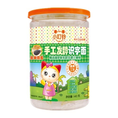 小叮鈴手工發(fā)酵識字面黑米燕麥