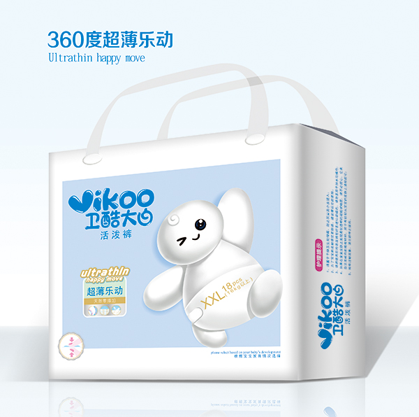 衛(wèi)酷大白活潑褲XXL碼18片