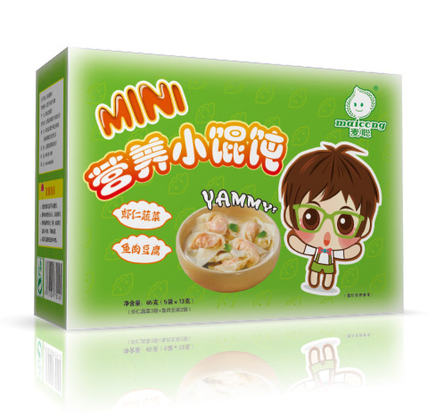 麥聰營養(yǎng)小餛飩蝦仁蔬菜+魚肉蔬菜1