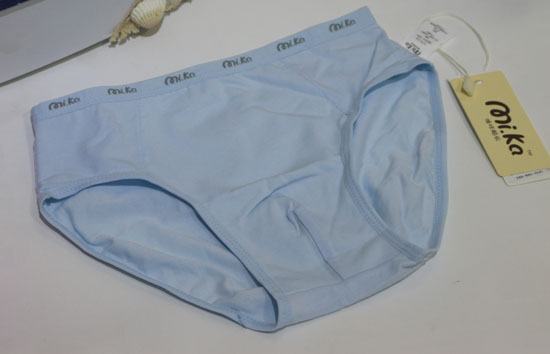 啤啤小魚銀離子男童抗菌內(nèi)褲藍(lán)色