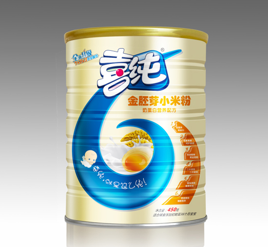 喜純金胚芽奶蛋白配方小米粉