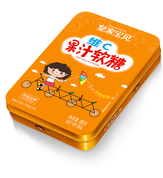 皇家寶貝維C果汁軟糖甜橙果香味