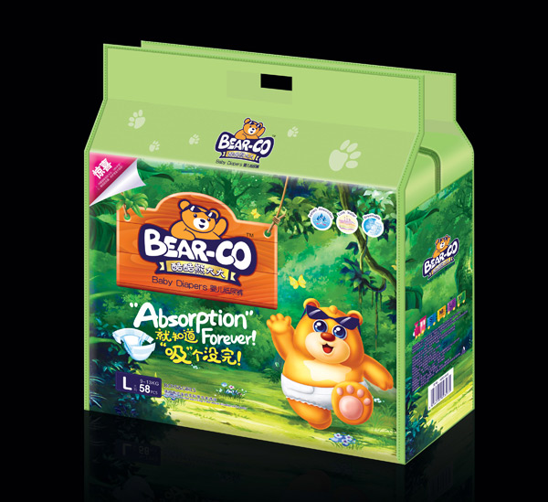 酷酷熊大大尿褲L58