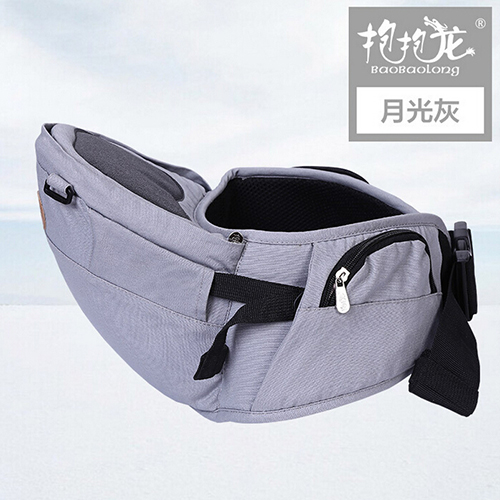 抱抱龍嬰兒單腰凳月光灰