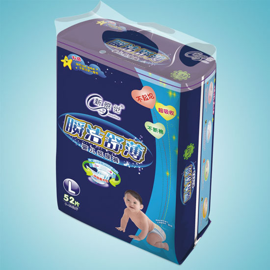 新感覺瞬潔舒薄嬰兒紙尿褲L碼52片