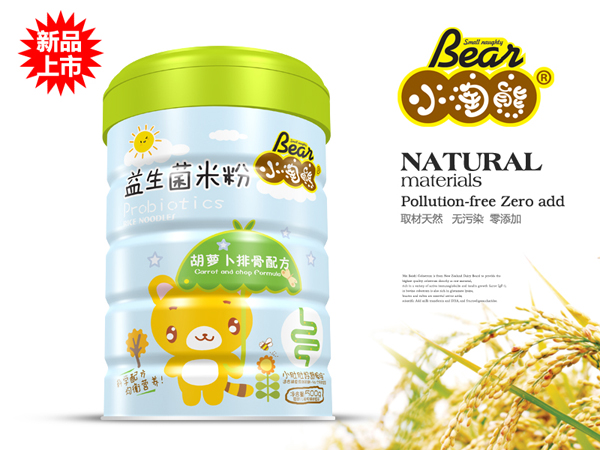 小淘熊胡蘿卜排骨益生菌米粉