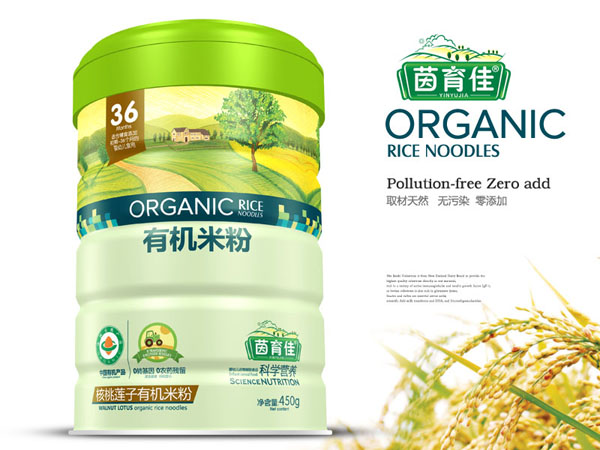 茵育佳核桃蓮子有機(jī)米粉鐵聽(tīng)