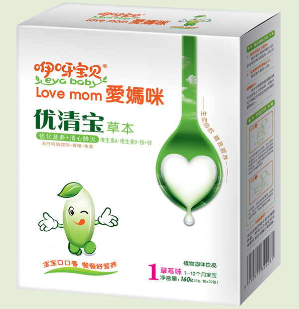 咿呀寶貝草本草莓味優(yōu)清寶1段