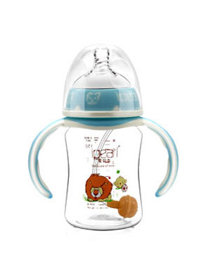 愛(ài)貝爾Tritan晶透型寬口徑奶瓶180ML