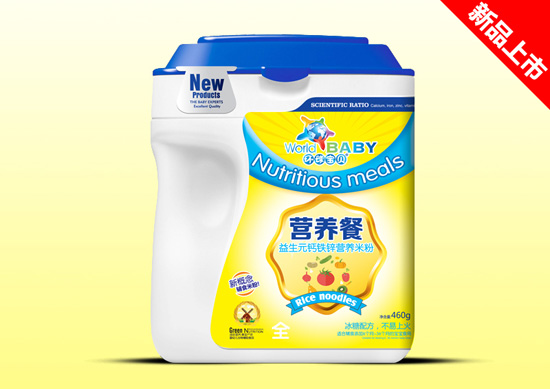 環(huán)球寶貝營養(yǎng)餐桶裝--益生元鈣鐵鋅