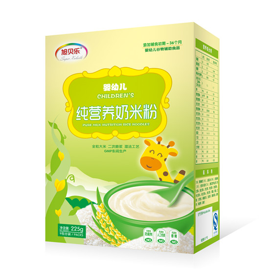 旭貝樂(lè)嬰幼兒純營(yíng)養(yǎng)奶米粉盒裝