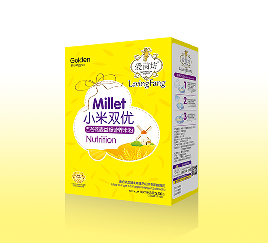 愛(ài)茵坊五谷燕麥益暢營(yíng)養(yǎng)小米雙優(yōu)米粉盒裝