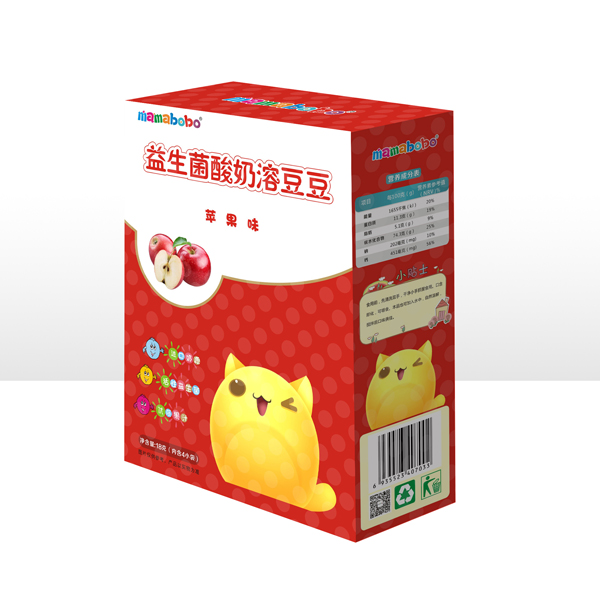 mamabobo益生菌酸奶溶溶豆-蘋(píng)果味