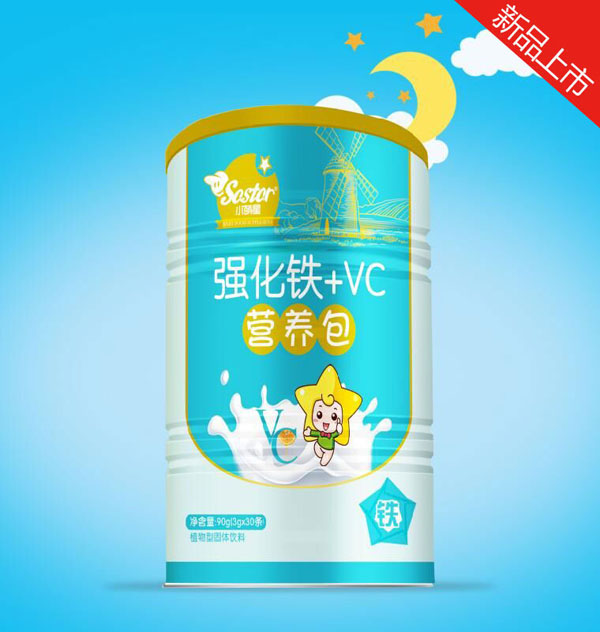 小萌星強(qiáng)化鐵+VC營養(yǎng)包