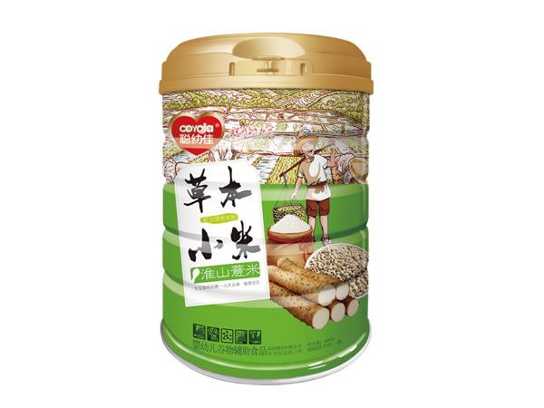 聰幼佳草本小米配方營養(yǎng)米粉-淮山薏米