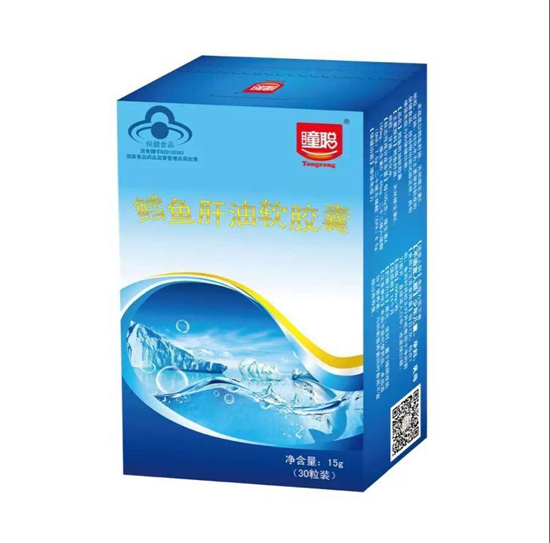 瞳聰鱈魚肝油軟膠囊