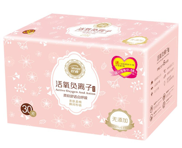 舒雅活氧負(fù)離子衛(wèi)生巾 30片