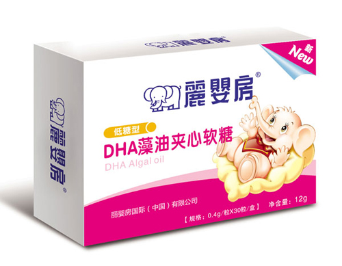 麗嬰房DHA藻油夾心軟糖