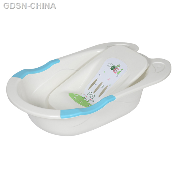 青蛙嘟迪雙耳躺板浴盆藍(lán)白