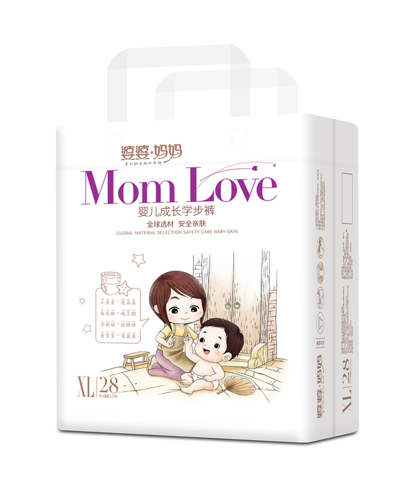 婆婆·媽媽嬰兒成長(zhǎng)學(xué)步褲XL