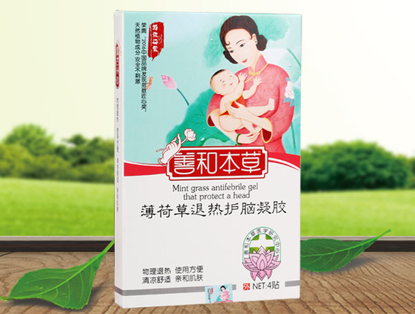 善和本草薄荷草退熱護腦凝膠