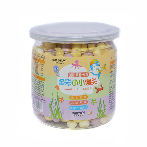 海底小縱隊(duì)多彩小小饅頭香蕉+紫薯+草莓