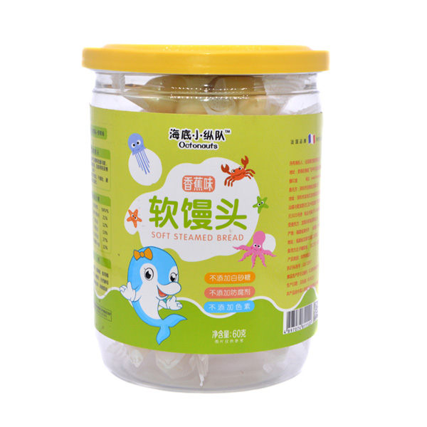 海底小縱隊(duì)軟饅頭香蕉味