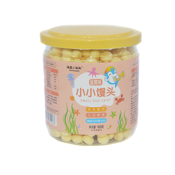 海底小縱隊(duì)小小饅頭蛋黃味包裝升級(jí)100g