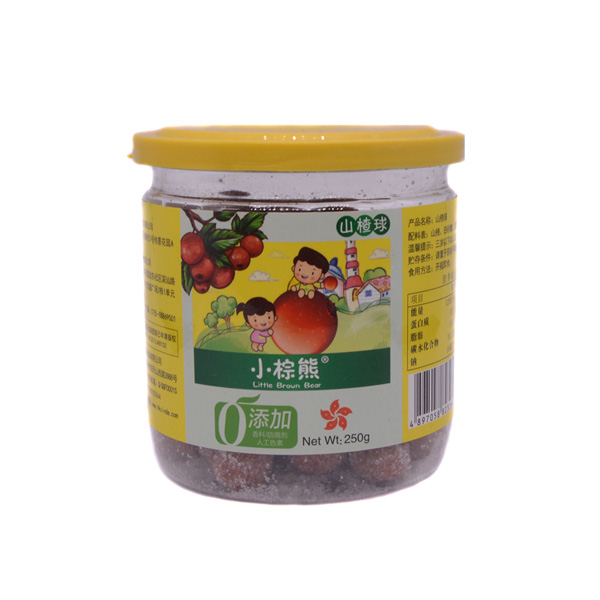 小棕熊山楂球180g易拉罐