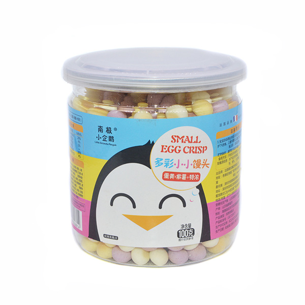 南極小企鵝多彩小小饅頭蛋黃+紫薯+特濃100g