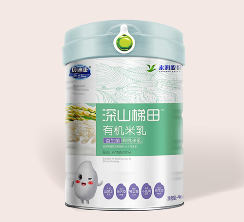 貝迪康深山梯田有機(jī)米乳-益生菌配方