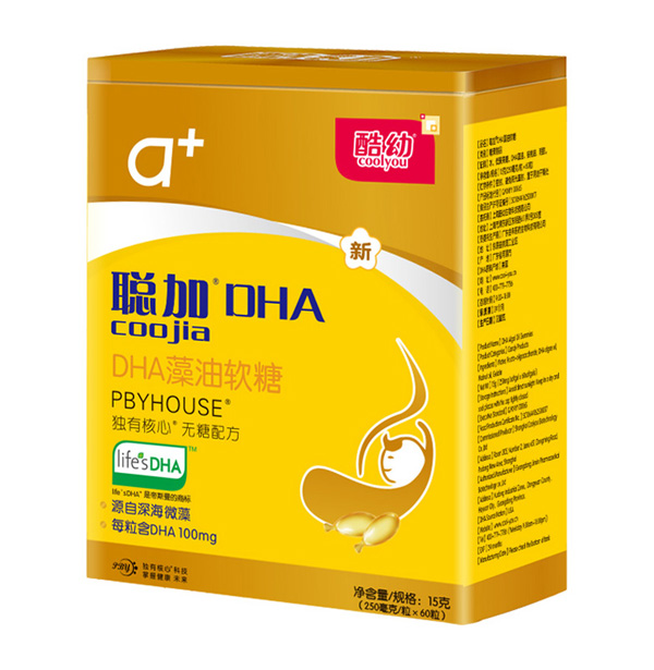 酷幼DHA藻油鐵罐60粒 裝