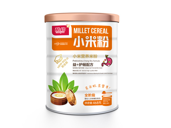 酷幼小米粉-益+護暢配方-鐵罐