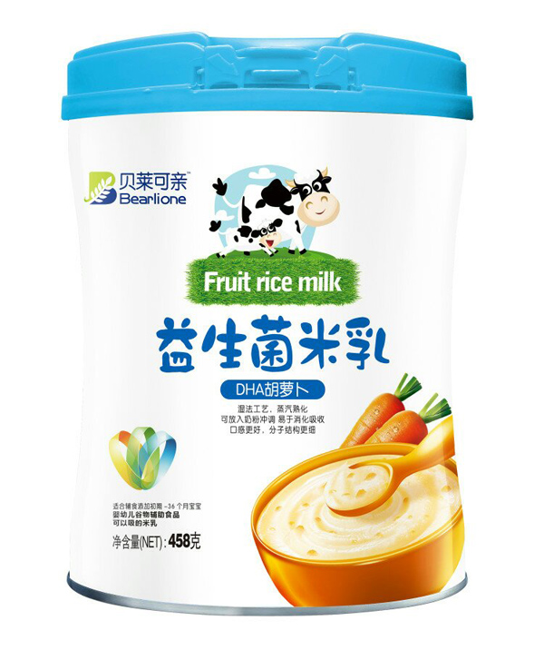 貝萊可親益生菌米乳-DHA胡蘿卜