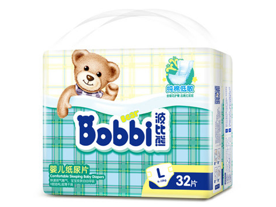 波比熊純棉低敏嬰兒紙尿片L32.jpg 波比熊純棉低敏嬰兒紙尿片L32.jpg