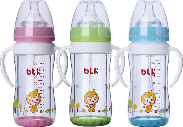 貝樂(lè)康安全玻璃自動(dòng)奶瓶180ml