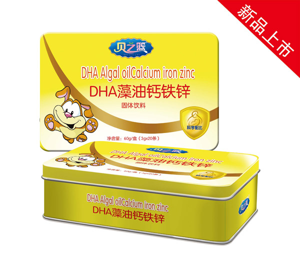 貝之籃DHA藻油鈣鐵鋅固體飲料