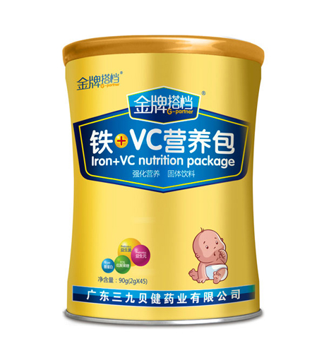三九貝健金牌搭檔鐵+VC營(yíng)養(yǎng)包
