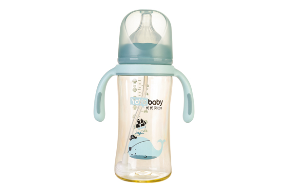 優(yōu)優(yōu)貝比300ml 寬口PPSU帶手柄自動吸奶瓶