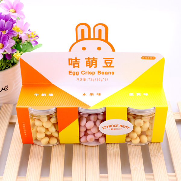 甄愛貝比咭萌豆牛奶水果蛋黃味