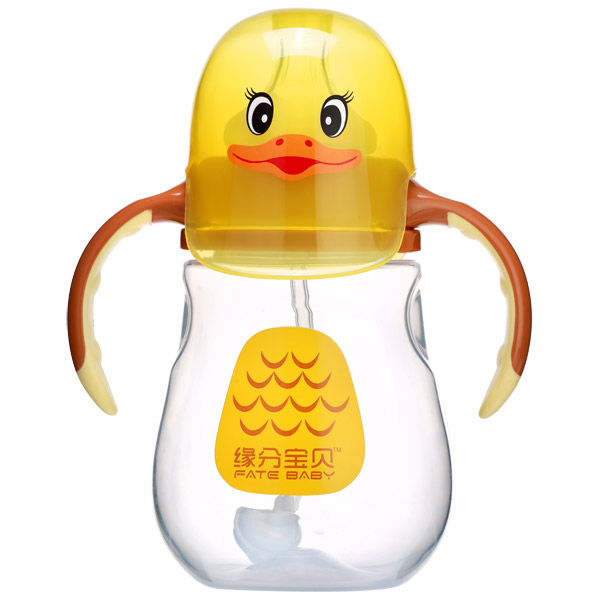 緣分寶貝卡通系列奶瓶3011-橙色