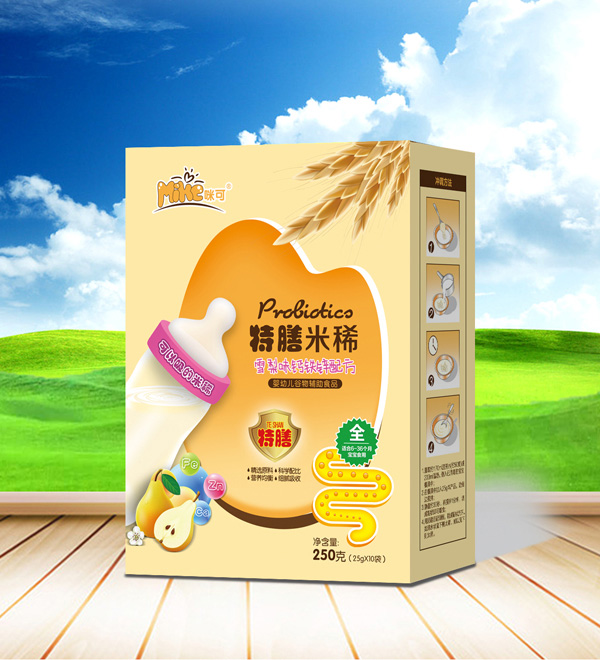 咪可特膳米稀-雪梨味鈣鐵鋅配方 盒裝