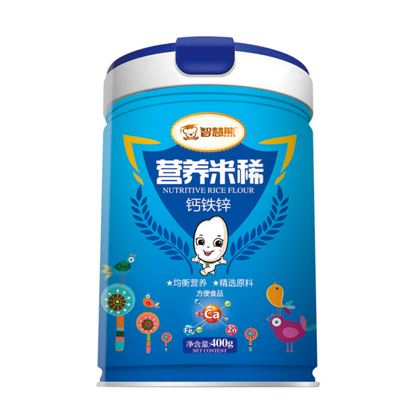 智慧熊營(yíng)養(yǎng)米稀-鈣鐵鋅 聽(tīng)裝