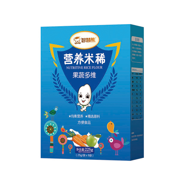 智慧熊營(yíng)養(yǎng)米稀-果蔬多維 盒裝