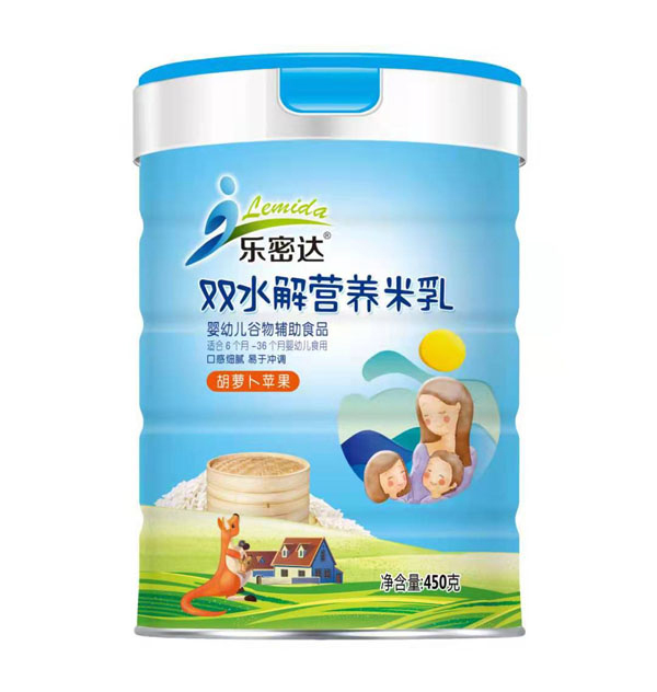 樂密達(dá)雙水解營(yíng)養(yǎng)米乳-胡蘿卜蘋果