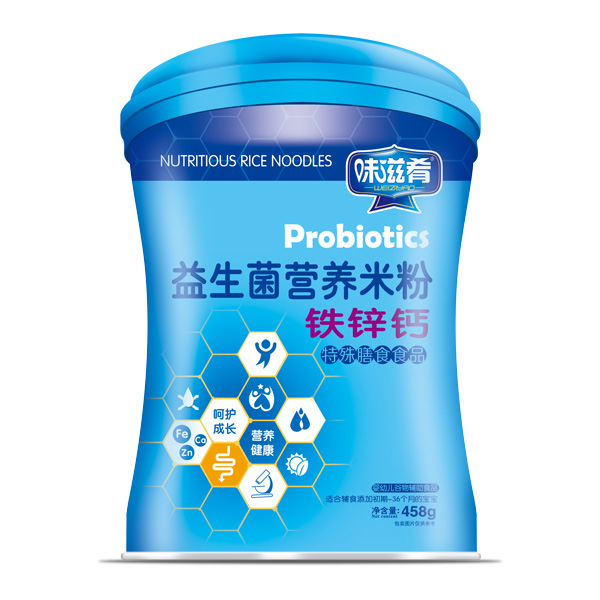 味滋肴益生菌營(yíng)養(yǎng)米粉-鐵鋅鈣罐裝