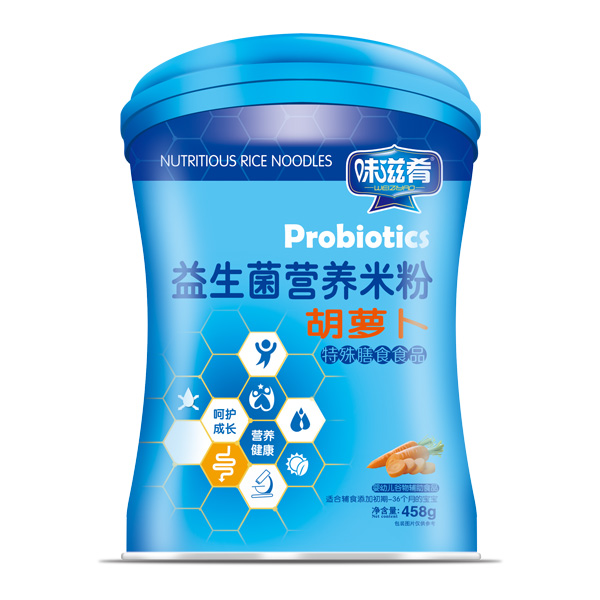 味滋肴益生菌營(yíng)養(yǎng)米粉-胡蘿卜罐裝