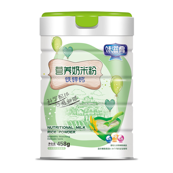 味滋肴營養(yǎng)奶米粉-鐵鋅鈣罐裝
