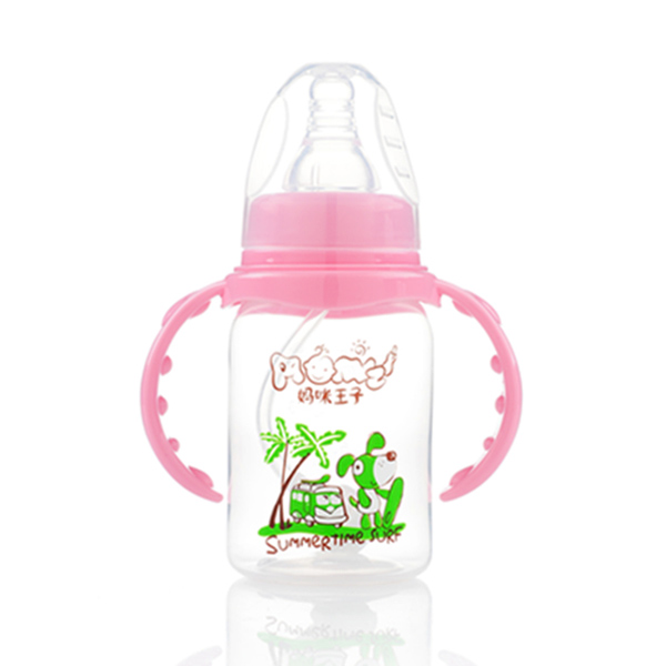 媽咪王子PP標口自動吸120ml奶瓶 粉色
