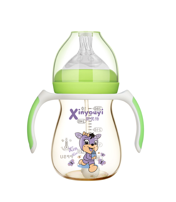 新優(yōu)怡PPSU奶瓶1219 綠色